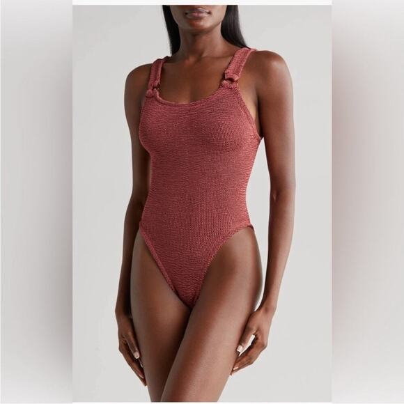 Hunza G Other - Hunza G Domino One Piece Swimsuit Size OneSize